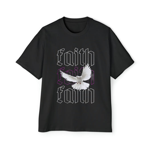 Faith Front Faced Oversized Tee