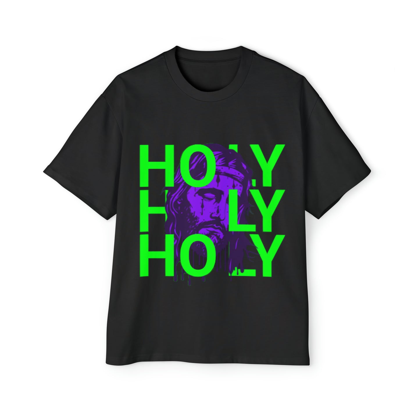 Men's Holy Oversized Tee Front Faced