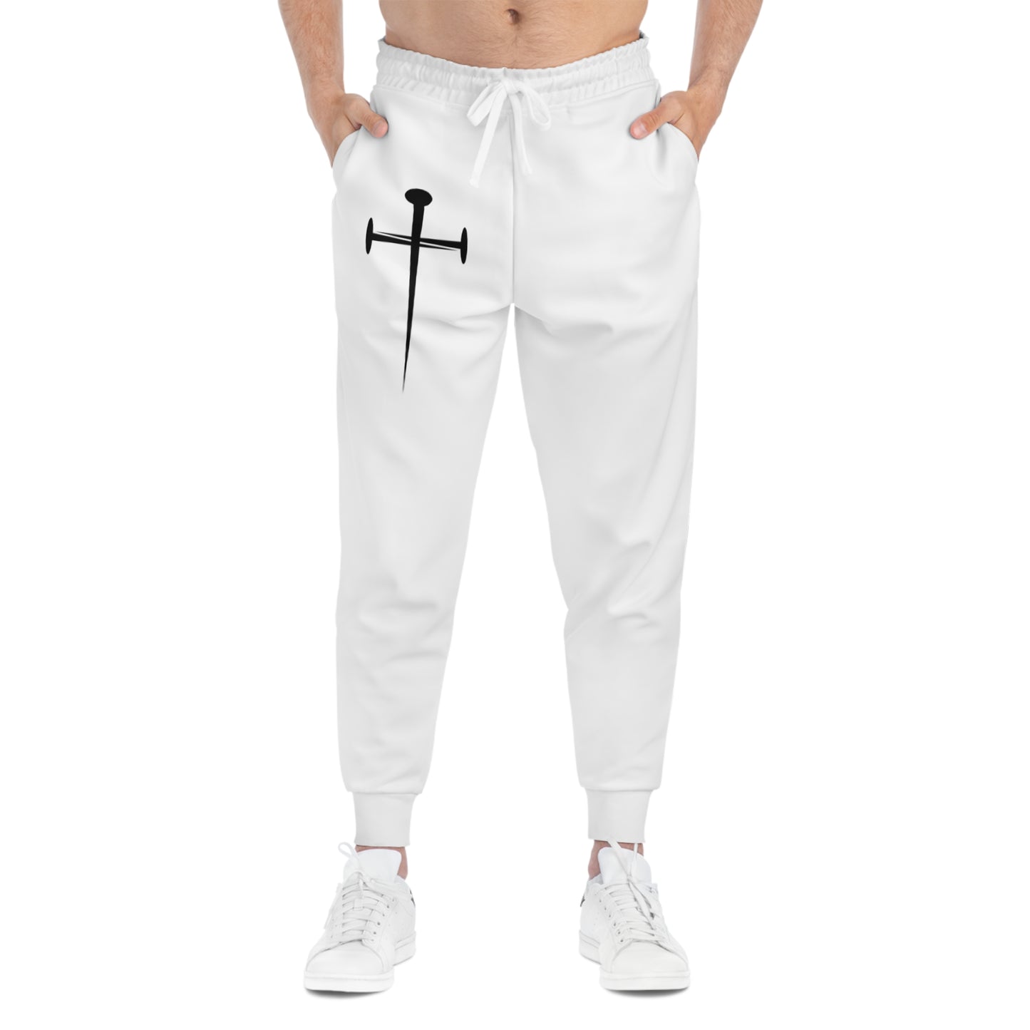 White Trust Joggers